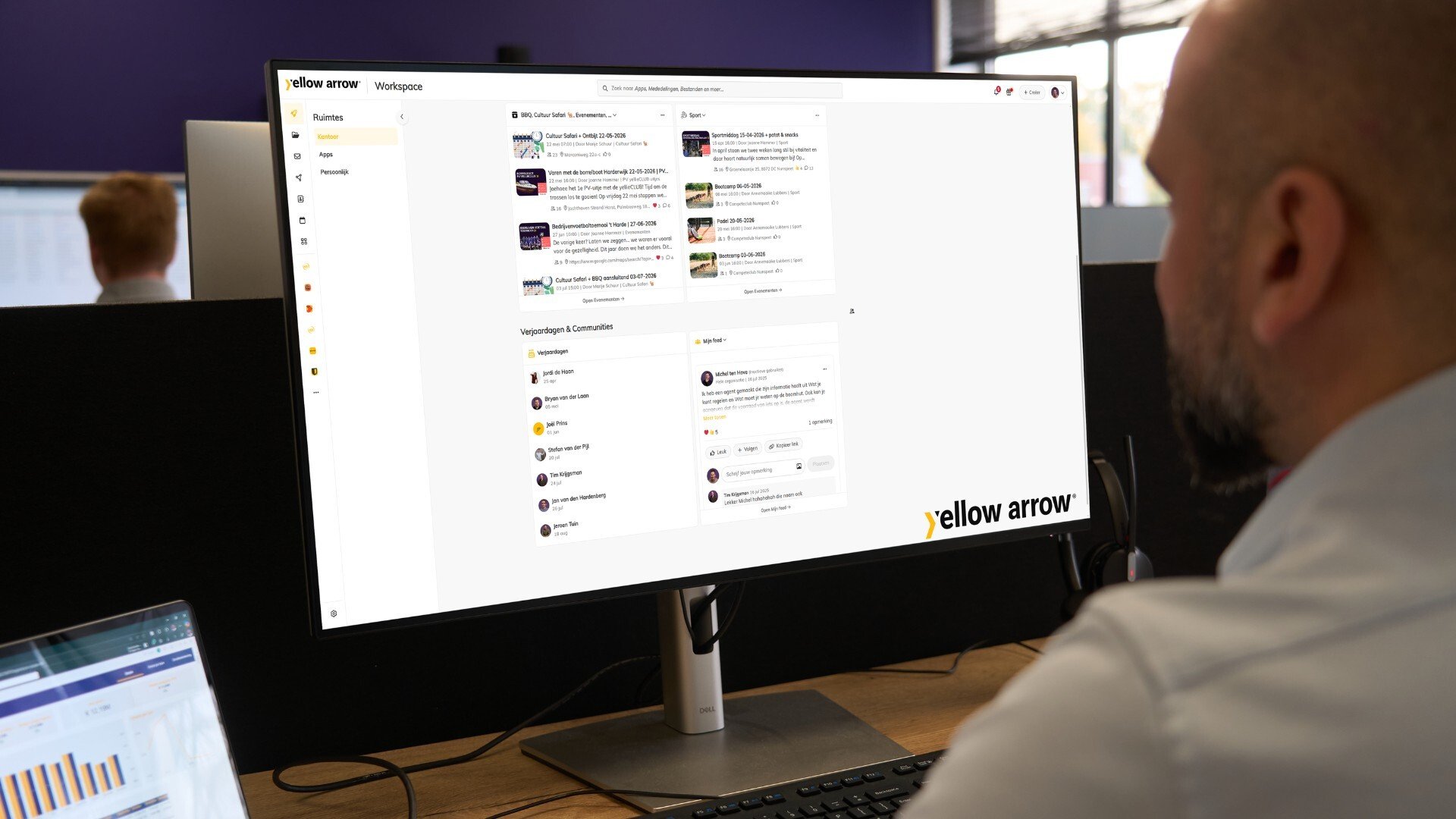 Collega opent Workspace 365