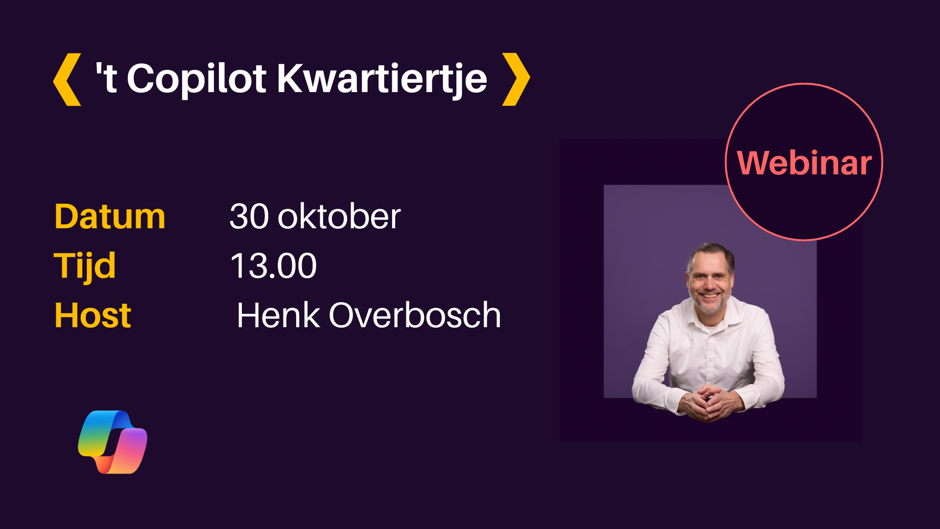 t Copilot Kwartiertje oktober